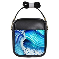 Blue Water Reflections Girls Sling Bag