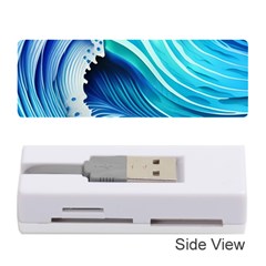 Blue Water Reflections Memory Card Reader (stick) by GardenOfOphir