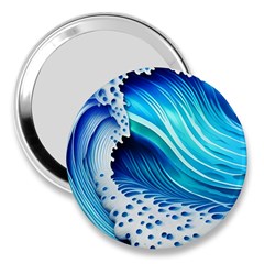 Blue Water Reflections 3  Handbag Mirrors by GardenOfOphir