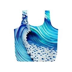 Blue Water Reflections Full Print Recycle Bag (s) by GardenOfOphir