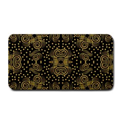 Pattern Seamless Gold 3d Abstraction Ornate Medium Bar Mat by Ravend