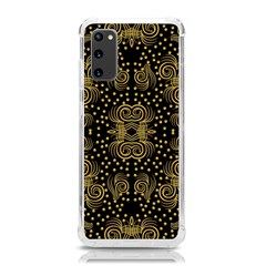 Pattern Seamless Gold 3d Abstraction Ornate Samsung Galaxy S20 6 2 Inch Tpu Uv Case