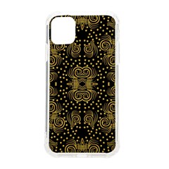 Pattern Seamless Gold 3d Abstraction Ornate Iphone 11 Tpu Uv Print Case by Ravend