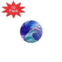 Majestic Ocean Waves 1  Mini Magnet (10 Pack)  by GardenOfOphir