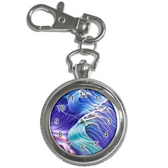 Majestic Ocean Waves Key Chain Watches by GardenOfOphir