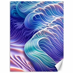 Majestic Ocean Waves Canvas 36  X 48  by GardenOfOphir