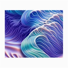 Majestic Ocean Waves Small Glasses Cloth (2 Sides) by GardenOfOphir