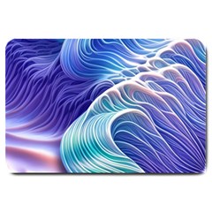 Majestic Ocean Waves Large Doormat by GardenOfOphir