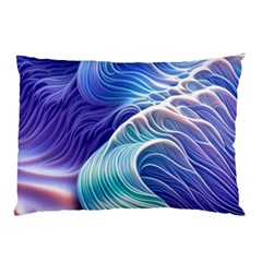 Majestic Ocean Waves Pillow Case by GardenOfOphir