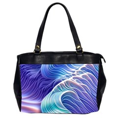 Majestic Ocean Waves Oversize Office Handbag (2 Sides)