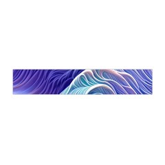 Majestic Ocean Waves Premium Plush Fleece Scarf (mini) by GardenOfOphir