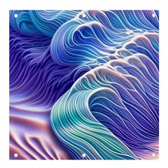 Majestic Ocean Waves Banner And Sign 4  X 4  by GardenOfOphir