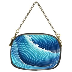 Simple Summer Wave Pattern Chain Purse (one Side) by GardenOfOphir