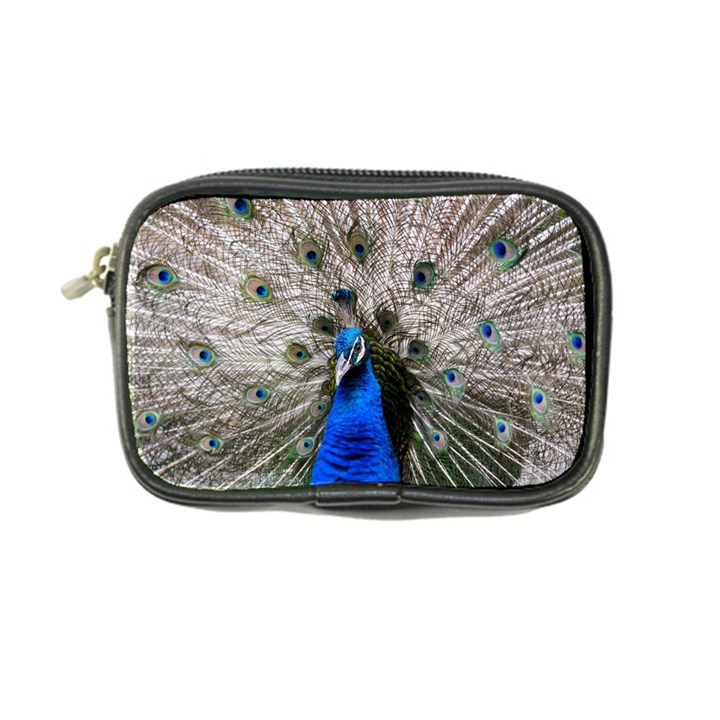 Peacock Bird Animal Feather Nature Colorful Coin Purse