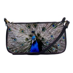 Peacock Bird Animal Feather Nature Colorful Shoulder Clutch Bag