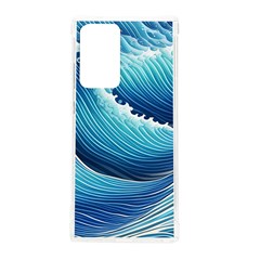 Simple Summer Wave Pattern Samsung Galaxy Note 20 Ultra Tpu Uv Case by GardenOfOphir