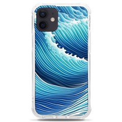 Simple Summer Wave Pattern Iphone 12 Mini Tpu Uv Print Case	