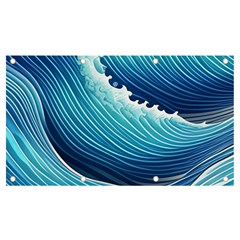 Simple Summer Wave Pattern Banner And Sign 7  X 4  by GardenOfOphir