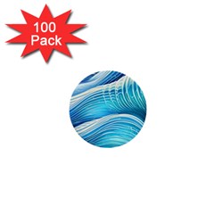 Sea Of Blue 1  Mini Buttons (100 Pack) 