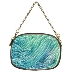 Wave Of The Ocean Chain Purse (two Sides) by GardenOfOphir