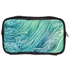 Wave Of The Ocean Toiletries Bag (two Sides) by GardenOfOphir