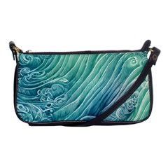 Wave Of The Ocean Shoulder Clutch Bag