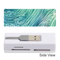 Wave Of The Ocean Memory Card Reader (stick) by GardenOfOphir