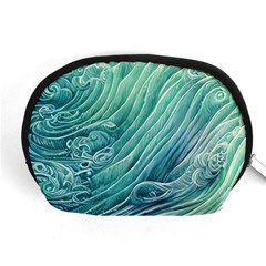 Wave Of The Ocean Accessory Pouch (medium) by GardenOfOphir