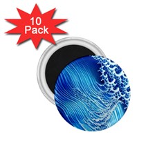 Wave Beach Iii 1 75  Magnets (10 Pack)  by GardenOfOphir