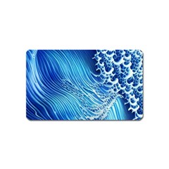 Wave Beach Iii Magnet (name Card) by GardenOfOphir