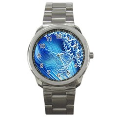 Wave Beach Iii Sport Metal Watch by GardenOfOphir