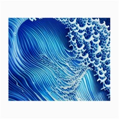 Wave Beach Iii Small Glasses Cloth (2 Sides) by GardenOfOphir