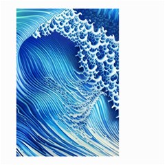 Wave Beach Iii Small Garden Flag (two Sides) by GardenOfOphir