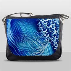 Wave Beach Iii Messenger Bag by GardenOfOphir