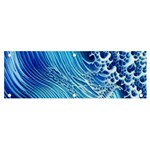 Wave Beach Iii Banner and Sign 6  x 2  Front