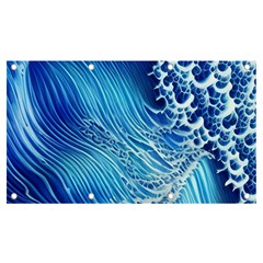 Wave Beach Iii Banner And Sign 7  X 4  by GardenOfOphir