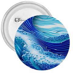 Water Waves 3  Buttons by GardenOfOphir