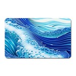 Water Waves Magnet (Rectangular) Front