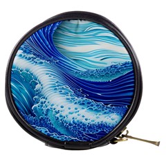 Water Waves Mini Makeup Bag by GardenOfOphir