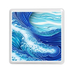 Water Waves Memory Card Reader (square) by GardenOfOphir