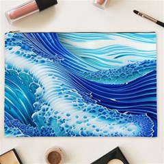 Water Waves Cosmetic Bag (xxl) by GardenOfOphir