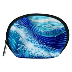 Water Waves Accessory Pouch (medium) by GardenOfOphir