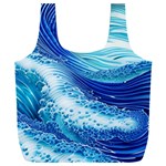 Water Waves Full Print Recycle Bag (XXL) Back