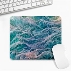 Waves Of The Ocean Ii Large Mousepad by GardenOfOphir