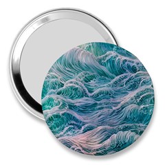 Waves Of The Ocean Ii 3  Handbag Mirrors by GardenOfOphir