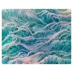 Waves Of The Ocean Ii Premium Plush Fleece Blanket (Medium) 60 x50  Blanket Front