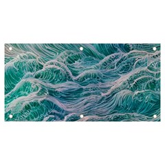 Waves Of The Ocean Ii Banner And Sign 6  X 3  by GardenOfOphir