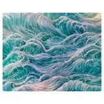 Waves Of The Ocean Ii One Side Premium Plush Fleece Blanket (Medium) 60 x50  Blanket Front