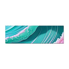 Pink Ocean Waves Sticker Bumper (10 Pack) by GardenOfOphir