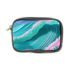 Pink Ocean Waves Coin Purse by GardenOfOphir